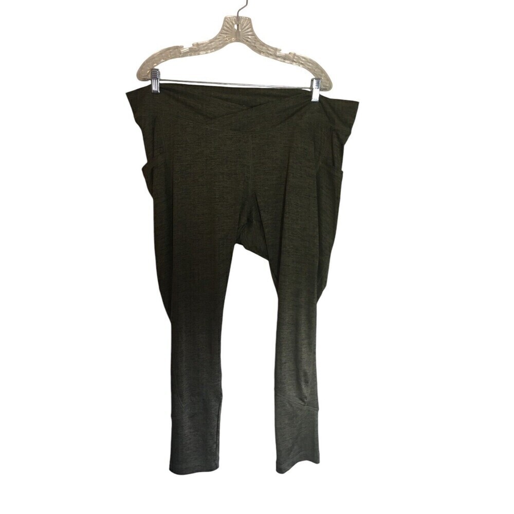 Motherhood Maternity Pants Women's Size XL Green Stretch